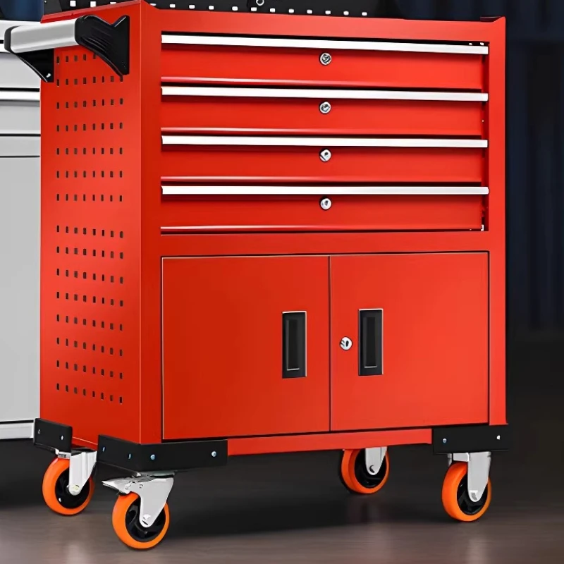 

Мобильный ящик для инструментов, тележка для инструментов, авторемонтная мастерская, детали для хранения, шкаф для хранения, эстетическая популярная упаковка для инструментов Gereedschapskist XY40GJG