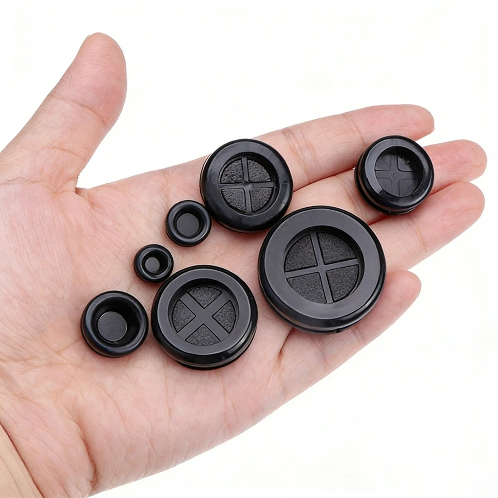 

170 шт. Экологичные двусторонние защитные кольца для проводов, водонепроницаемые уплотнительные кольца, огнестойкие пылезащитные кольца для розеток