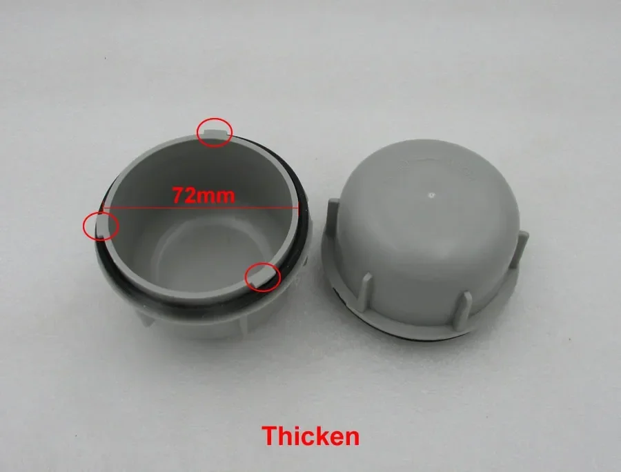 For Nissan X-Trail Loulan Alivio Headlamp Dust Cover Low High Beam Headlight Lengthened Seal Cap  External 72mm
