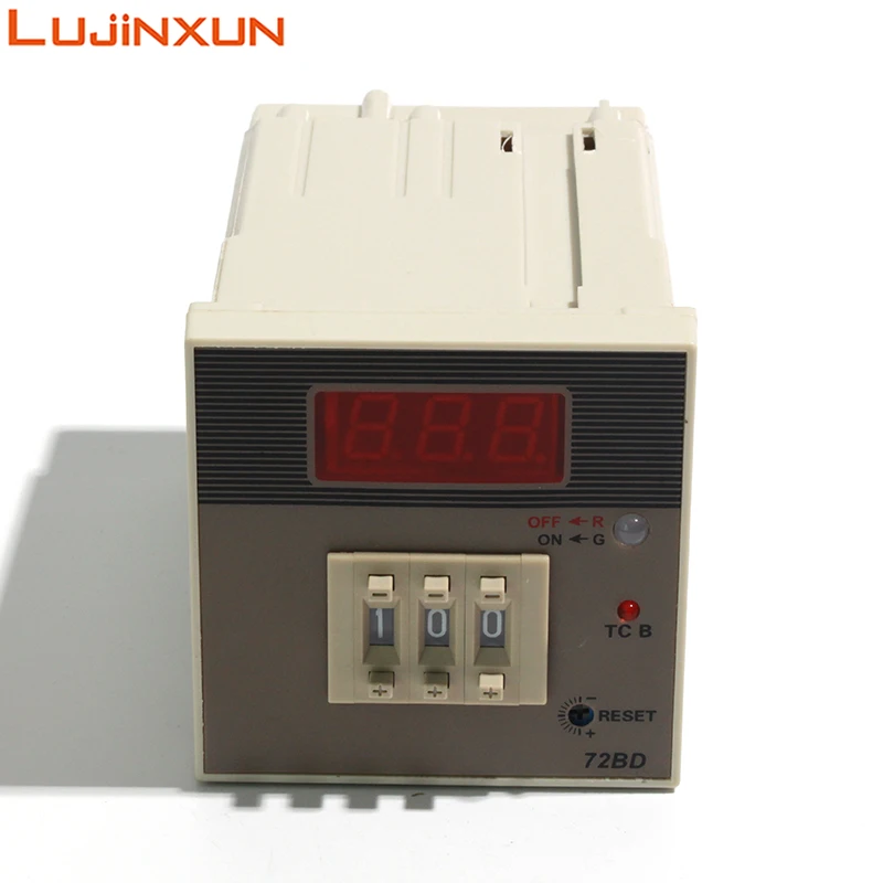 LUJINXUN Digital Thermostat Powered Temperature Controller BEM-72VD 72BD 96BD 96VD Relay Output  Thermostat Regular Input K type