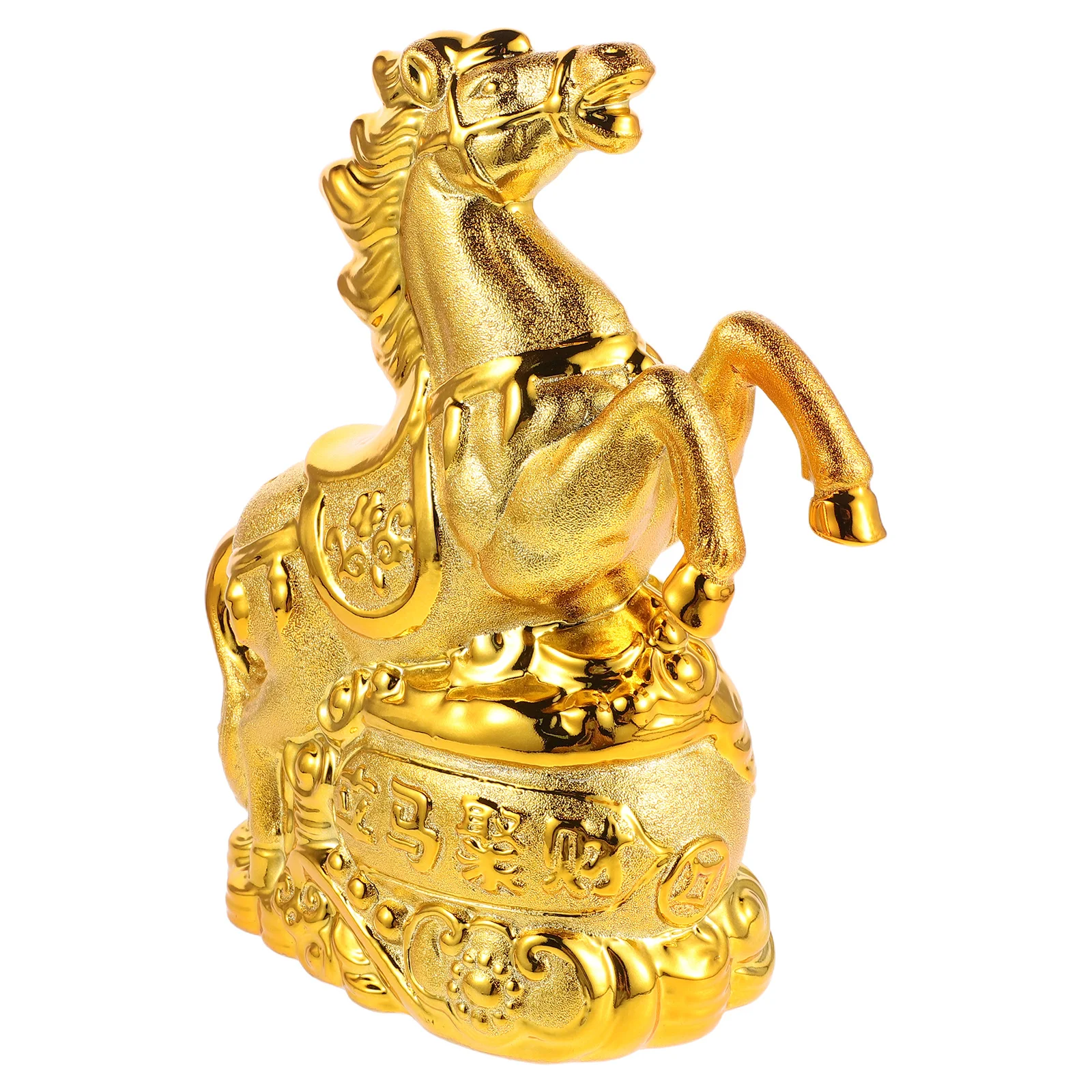 

Zodiac Horse Coin Bank Premium Ceramic Finish Decorative Horse Statue for Home Study Space Festive Holiday Present Idea