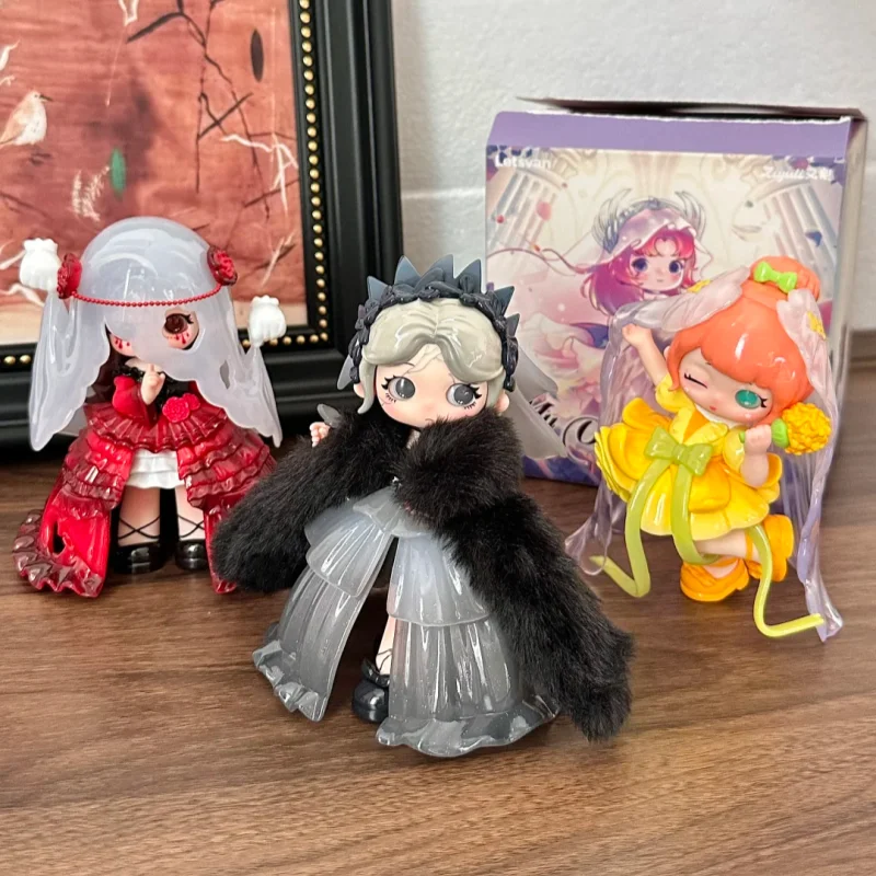 ตุ๊กตาไวนิลซีรีส์งานแต่งงานของฉันเอง ซีรีส์ ZIYULI ของแท้ กล่องสุ่ม ตุ๊กตาคาไวอิ ของขวัญสำหรับเด็กหญิง เด็กชาย ของเล่นฟิกเกอร์อนิเมะ