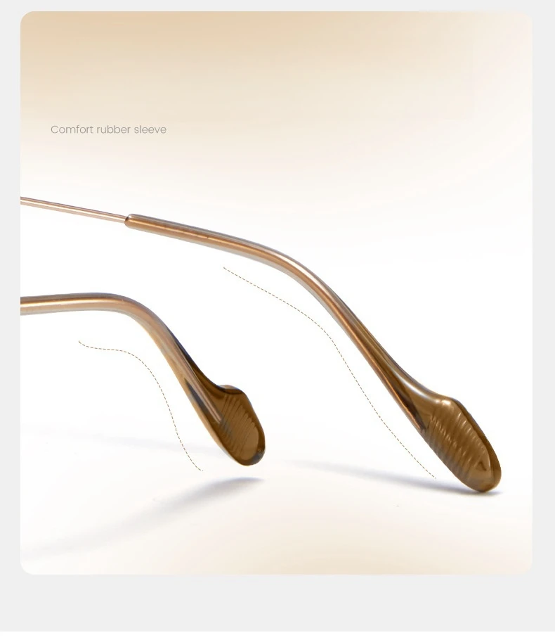YIMARUILI Komfortable Ultra-licht Flexible TR90 Brillen Männer Retro Runde Reinem Titan Optische Brillen Rahmen Frauen – Detail 8
