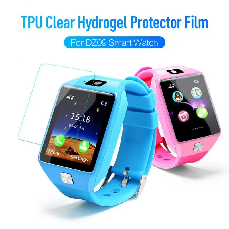 For DZ09 Smart Watch -Full Cover Hydrogel Screen Protective Film Guard