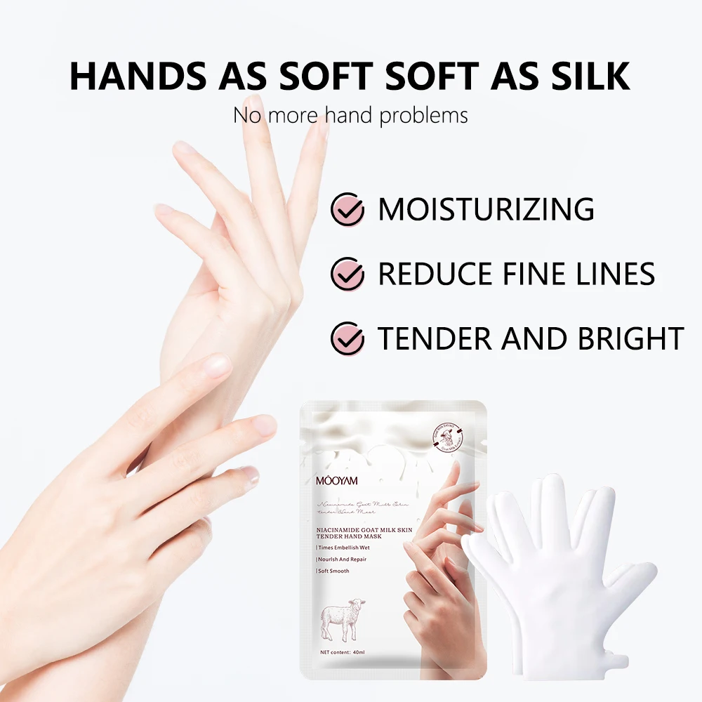 

Hand Moisturizing Gloves Mask for Dry Cracked Hands Repair Rough Skin Exfoliating Peeling Hand Care Mask