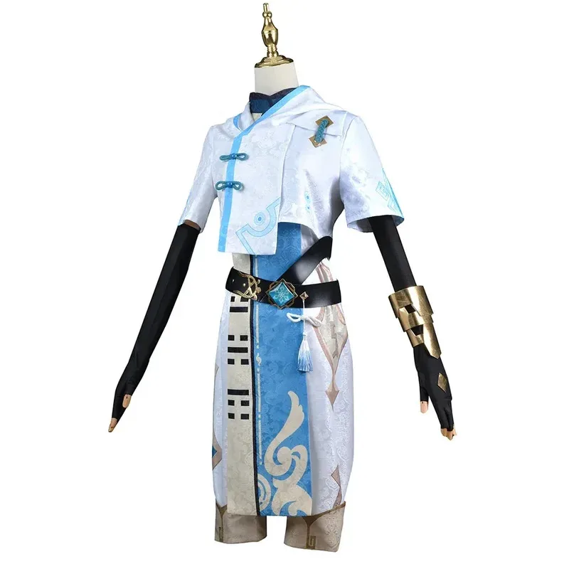 

sisi 2233Genshin Impact Chong Yun Cosplay Halloween Costume 's ChongYun Party Men's Clothing Women's Game Anime