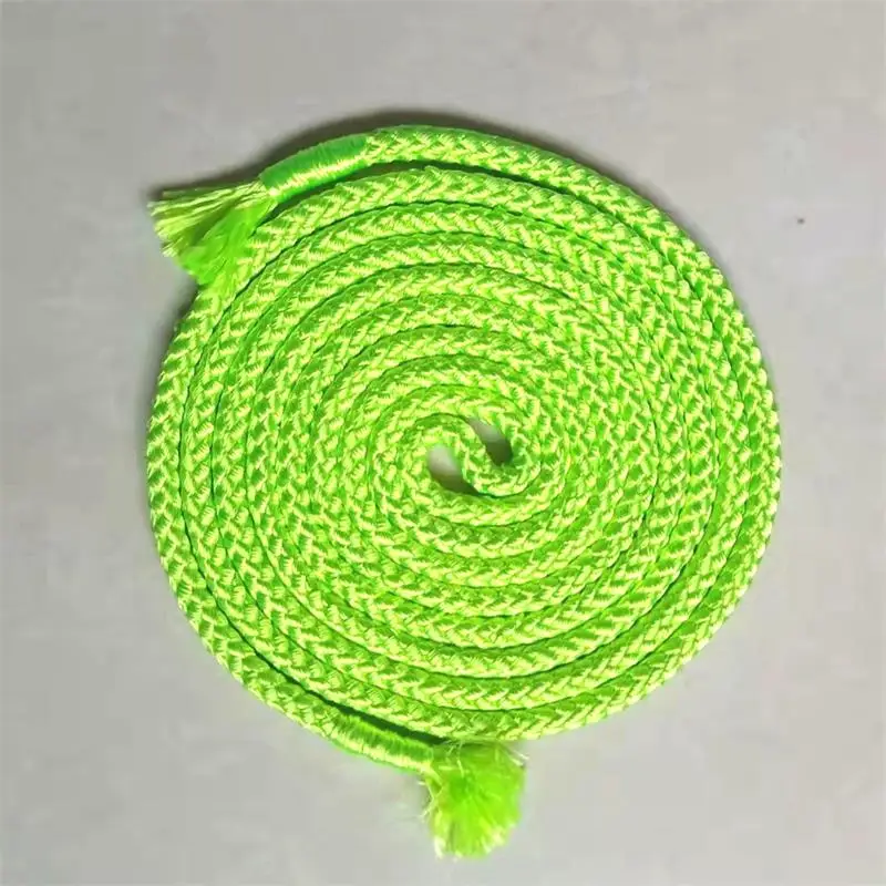 Artistic Gymnastics Rope Nylon Shiny Thread Rhythmic Gymnastics Rope 2.5m/3m Professional Training Dance Fitness Rope Kids Adult