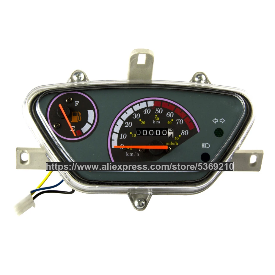 Scooter Light Yang 50CC Instrument Odometer Vehicle Mechanical Oil Meter Motorcycle YB-GY50-LD