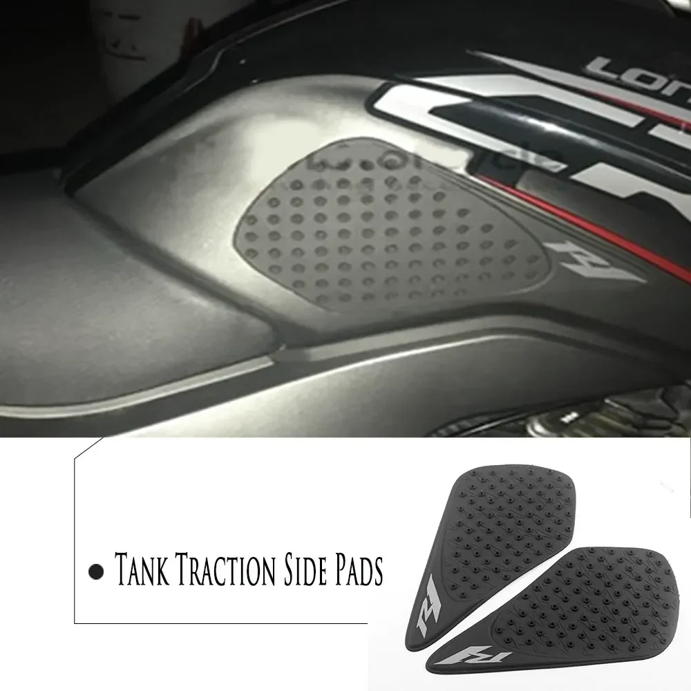 Motorcycle Anti Slip Tank Pad Protector Sticker Decal Gas Knee Grip Tank Traction Pad Side For YAMAHA YZF-R1 YZF R1 2004-2006