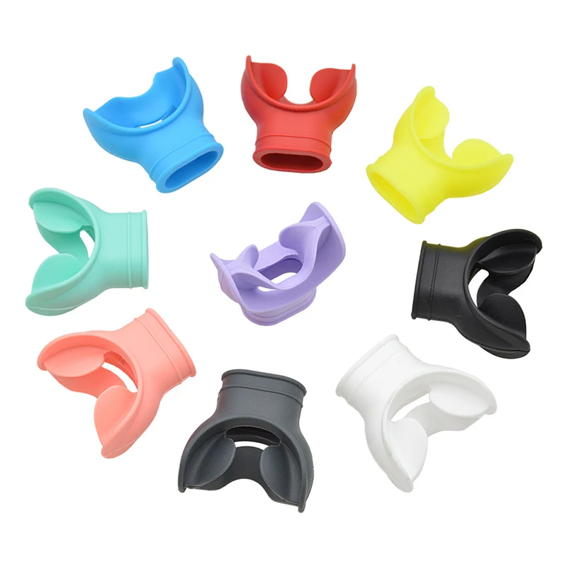 1pc Tongue Support Mouthpiece Scuba Diving Second Stage Silicone Mouthpieces Snorkel Regulator Mouthpieces Diving Accessories