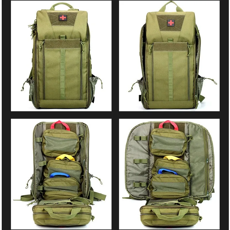 

Tactical Medical Backpack MOLLE First Aid Rescue Pack with Removable Internal Organizer for Outdoor Emergency Hiking Camping