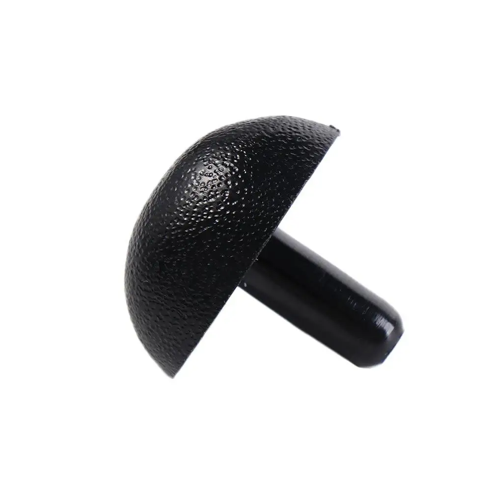 Plastic Dog Noses Dog Noses for Crafts Plug-in DIY Accessories Noses DIY Accessories 15mm/18mm/21mm Black Animal Nose Amigurumi