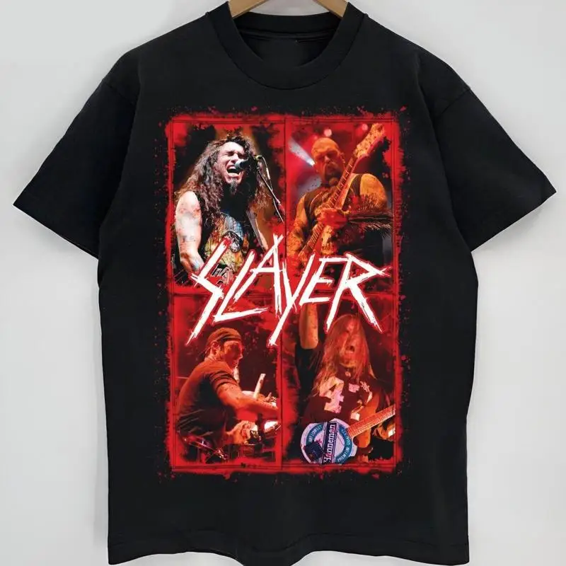 

Футболка Slayer Band черная мужская, размер S 2XL