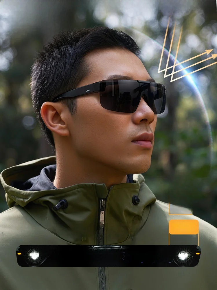 outdoor-driving-polarized-sunglasses-flip-cover-hiking-men's-glasses-uv-protection-fishing-goggles-fashionable-sporty