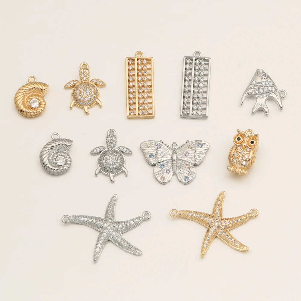 

Cordial Design 20Pcs Hand Made/Jewelry Findings & Components/Copper Pendant/DIY Accessories/Genuine Gold Plating/Charms #194344