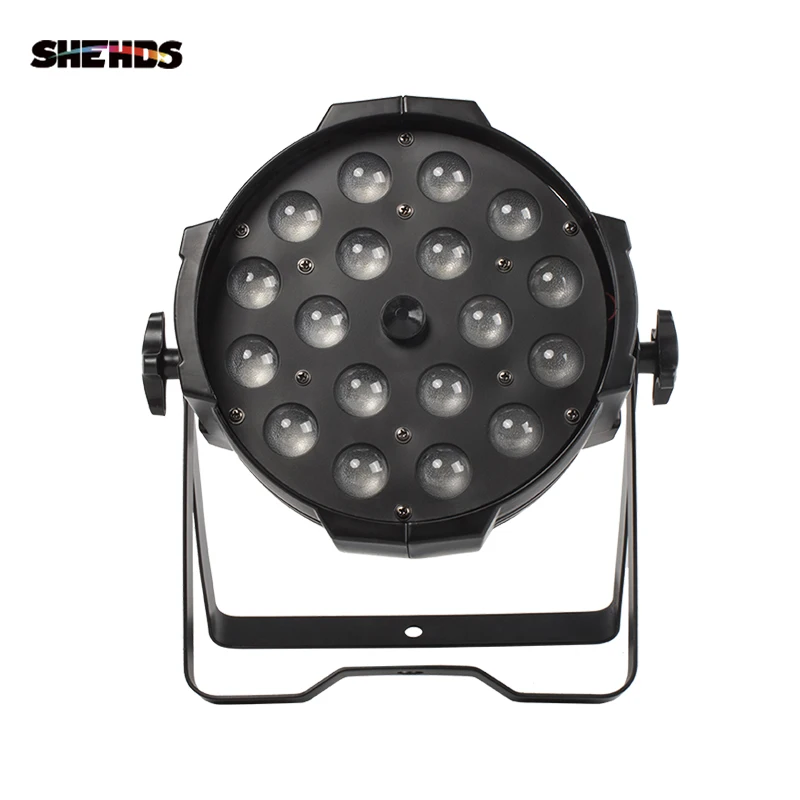 SHEHDS 2/4pcs Zoom 18x18W 6in1 LED Par Light DMX512 for DJ Disco Wash Effect Wedding Theater Stage Light