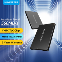 MOVESPEED SATA 3.0 SSD 560MB/s Internal Solid State Drive YMTC TLC Chip Maxio 1102 Control SSD SATA III Drive for Desktop Laptop