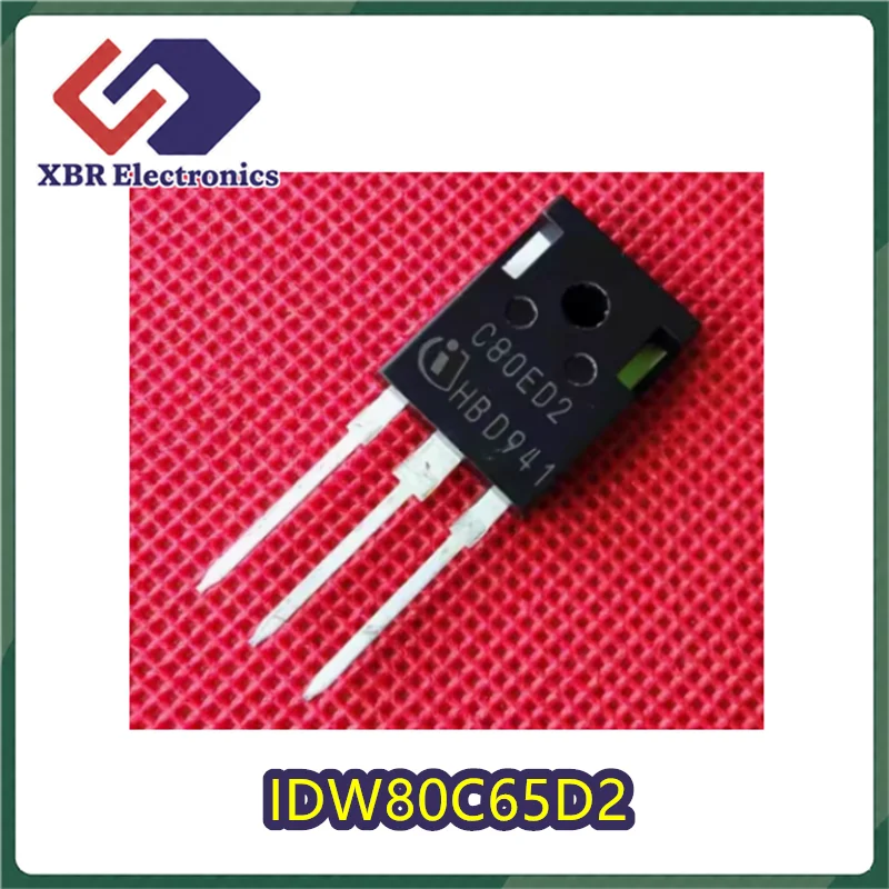 (10/30 pieces) C80ED2 IDW80C65D2 Silicon Carbide Diode 80A/650V TO-247 Brand New Original Authentic Product In Stock