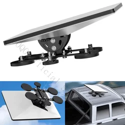 Starlink Mini(V4) Roof Mount,211lb Suction,Adjustable 160° Tilt,Heavy Duty Metal Bracket,6 Magnetic Bases,for RV Car Yacht Truck