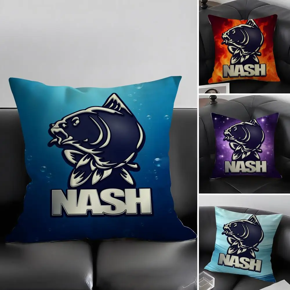 N-Nash Fishing Brand Cushion Cover Pillowcase Ultra Soft Ski