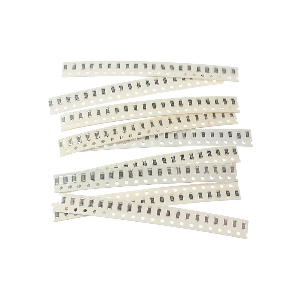 200PCS 10 Kinds 1206 SMD Resistor Kit 0.1 ohm ~ 1 ohm 1206 1% Chip Resistor Assortment Kit New Electronics Components set