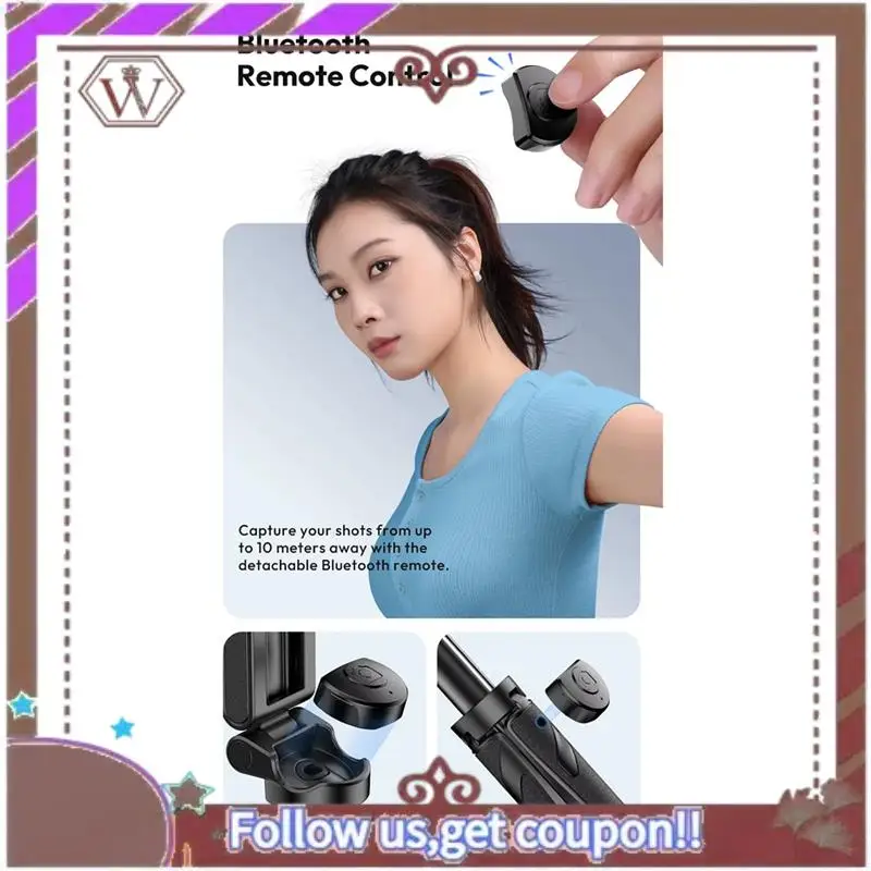 ABBG-New JJ03 حامل ثلاثي للهاتف المغناطيسي قبضة هاتف لاسلكية عصا سيلفي سطح المكتب حامل ثلاثي القوائم لهاتف آيفون 16 15 14 13 برو ماكس