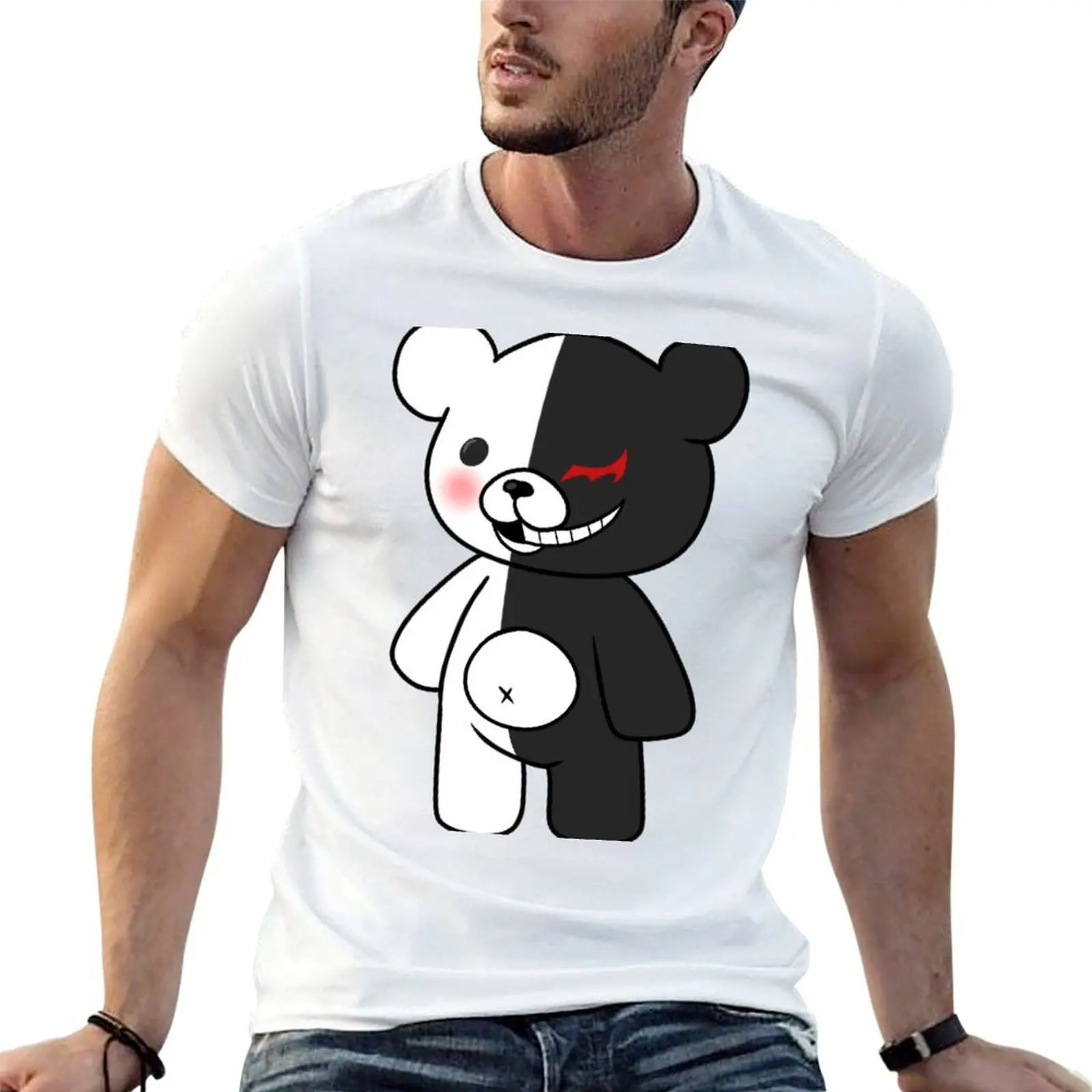 

Monokuma T-Shirt essential t shirt t shirt for man man t shirts for men casual T-shirt