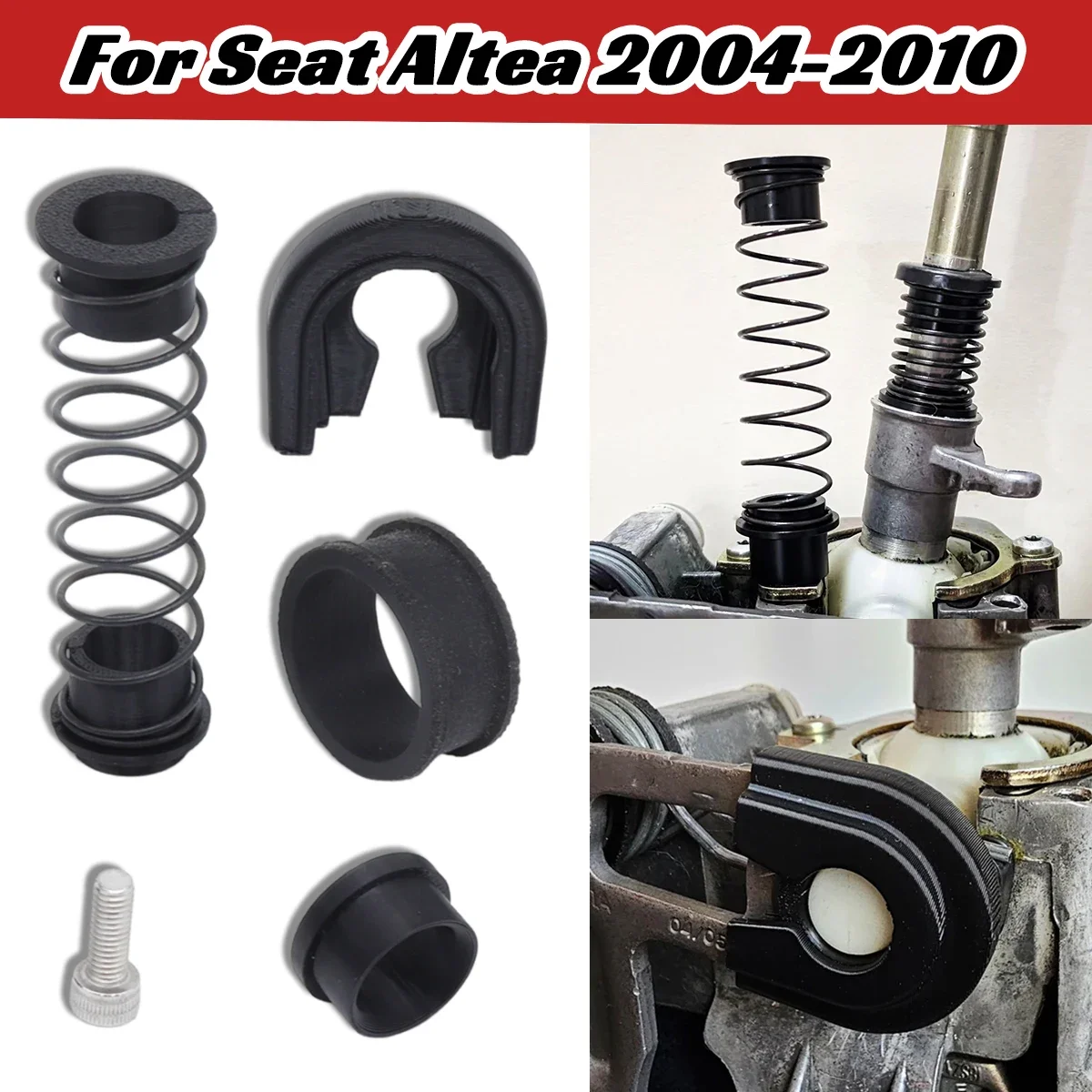 

For Seat Altea 2004-2010 Upgrade Gearbox Repair Kit First Gear Getter Shift Lever Selector Linkage Bushes Drivetrain Accessories