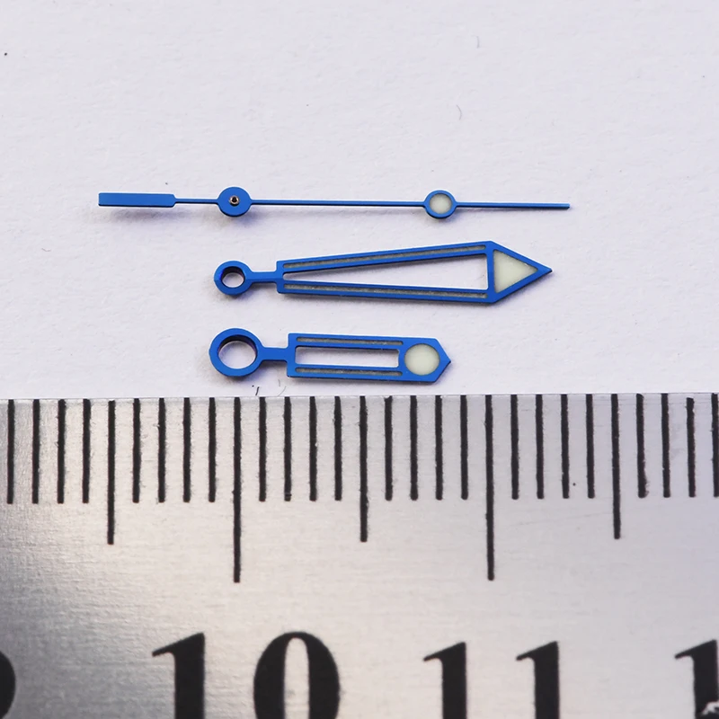 

HEIMDALLR 8.5*12.5*13mm watch hand for NH35A NH36A movement seahorse007SKX007009 C3 super Luminous watch marine master watch mod