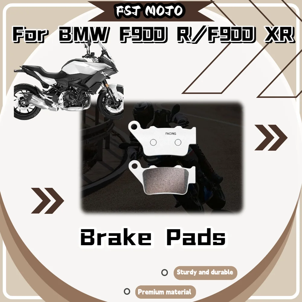 For BMW F900R F900XR Carbon‑Copper Based Brake Pads Low‑Noise Secure Stopping Disc Brake Set Mod Accessories