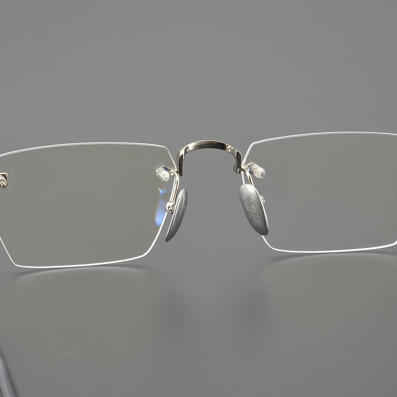 High Quality Handmade Titanium Rimless Optical Glasses Frame Men Women Ultralight Vintage Square Computer Eyeglasses Eyewear