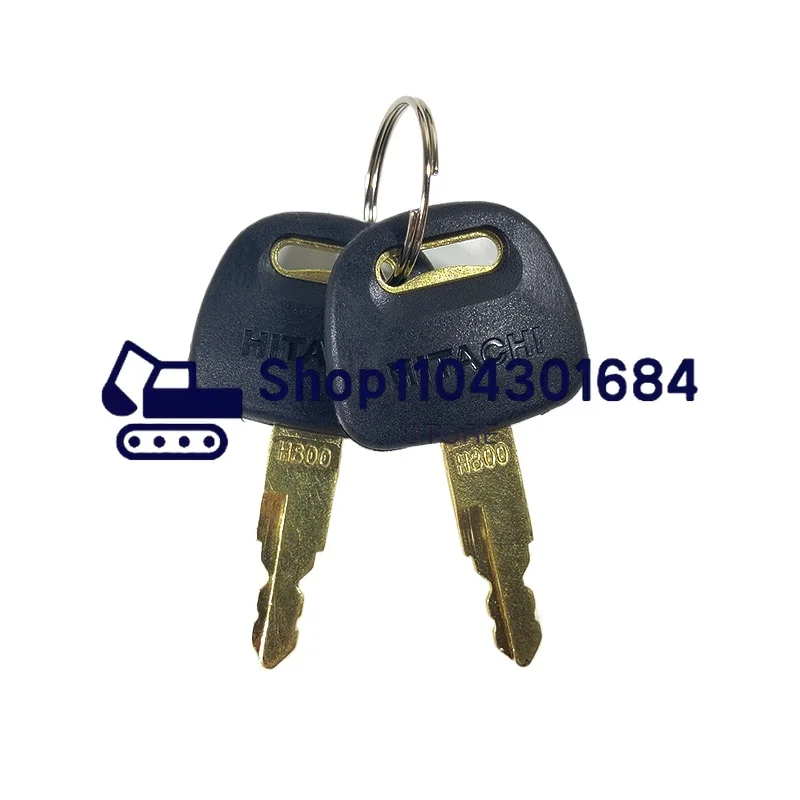 2PCS For Hitachi Excavator H800 Key ZAX60 70 120 210 200 Open Door Start Ignition Universal Key