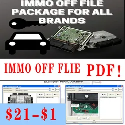 ECU Repair Tool IMMO OFF FILE PACKAGE FOR ALL BRANDS PDF Filefor HO-NDA for BM-W for RENAULT