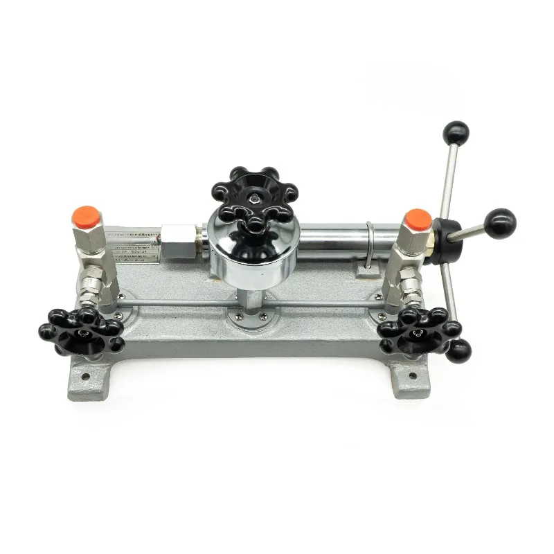 YW-60 0-60MPa Hand Hydraulic Pressure Calibrator Manual for Pump Oil Medium for Pressure Gauge Transducer Transmitter