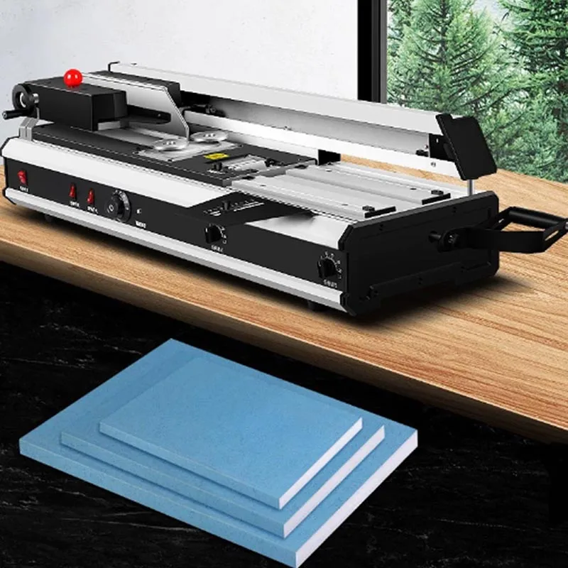 Picture 3: 220v Hot Melt Glue Binding Machine Contract Document Binding Machine File Cover Bindin g Small Manual Desktop Binding Machine