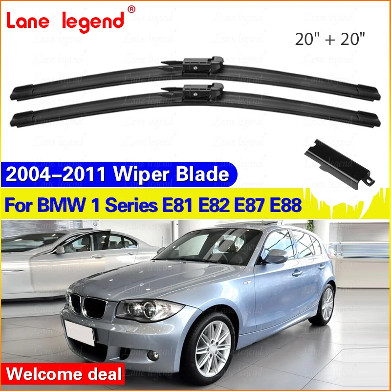 

Car Wiper Blades for BMW 1 Series E81 E82 E87 E88 2004~2011 Windshield Wipers 118d 118i 120i 120d 123d 125i 128i 135i 116i 116d