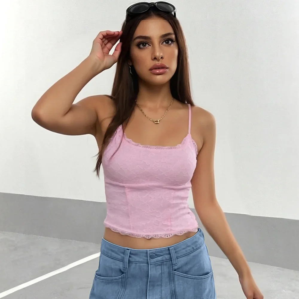 

2025 Women's T-Shirts Summer Simple Basics Solid Color Sleeveless Square Neck Daily Basic T-Shirts