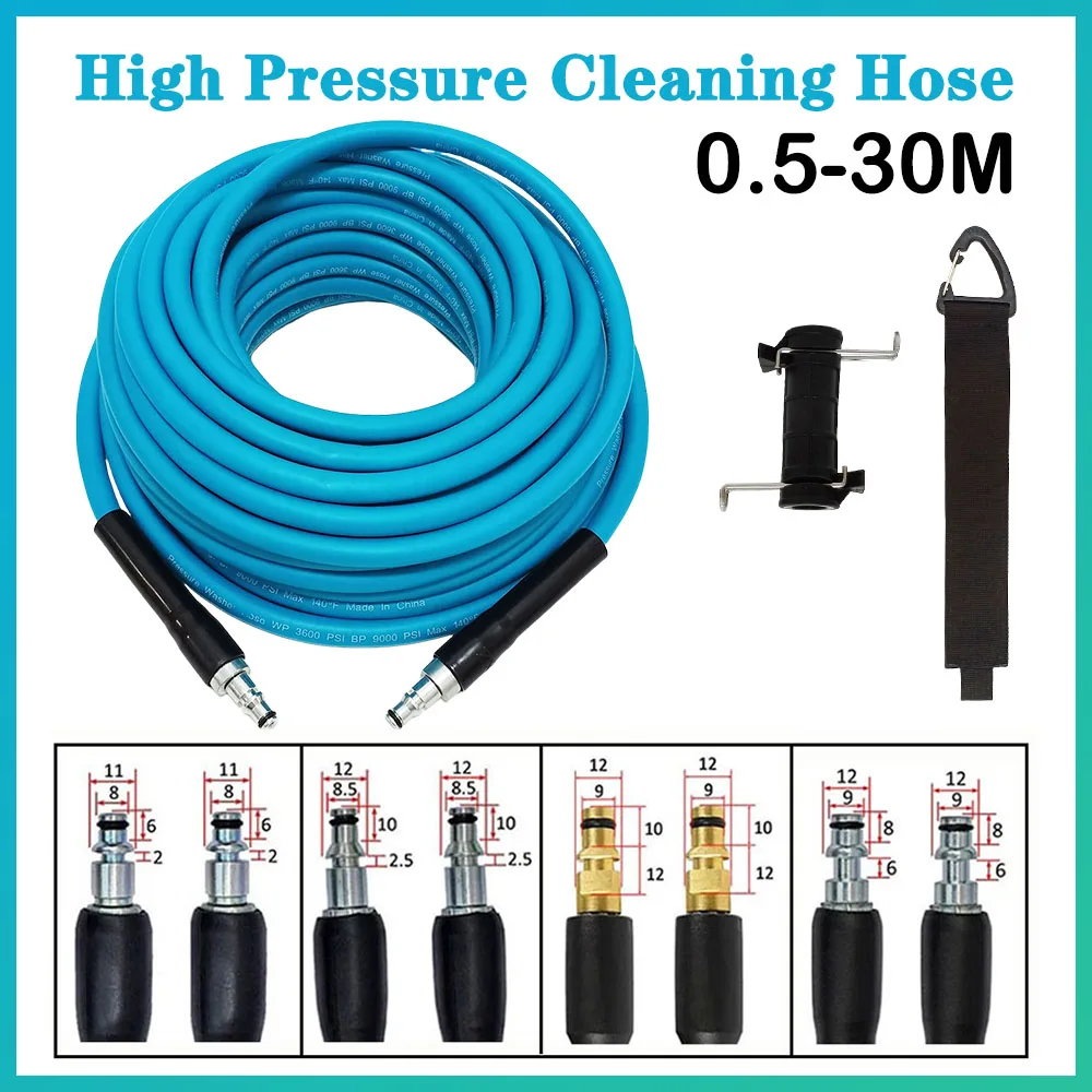 

High Pressure Washer Pipe Water Cleaning Extension Hose Connector Quick Kink Resistant Hose For Bosch/Patriot/Makita/Lavor