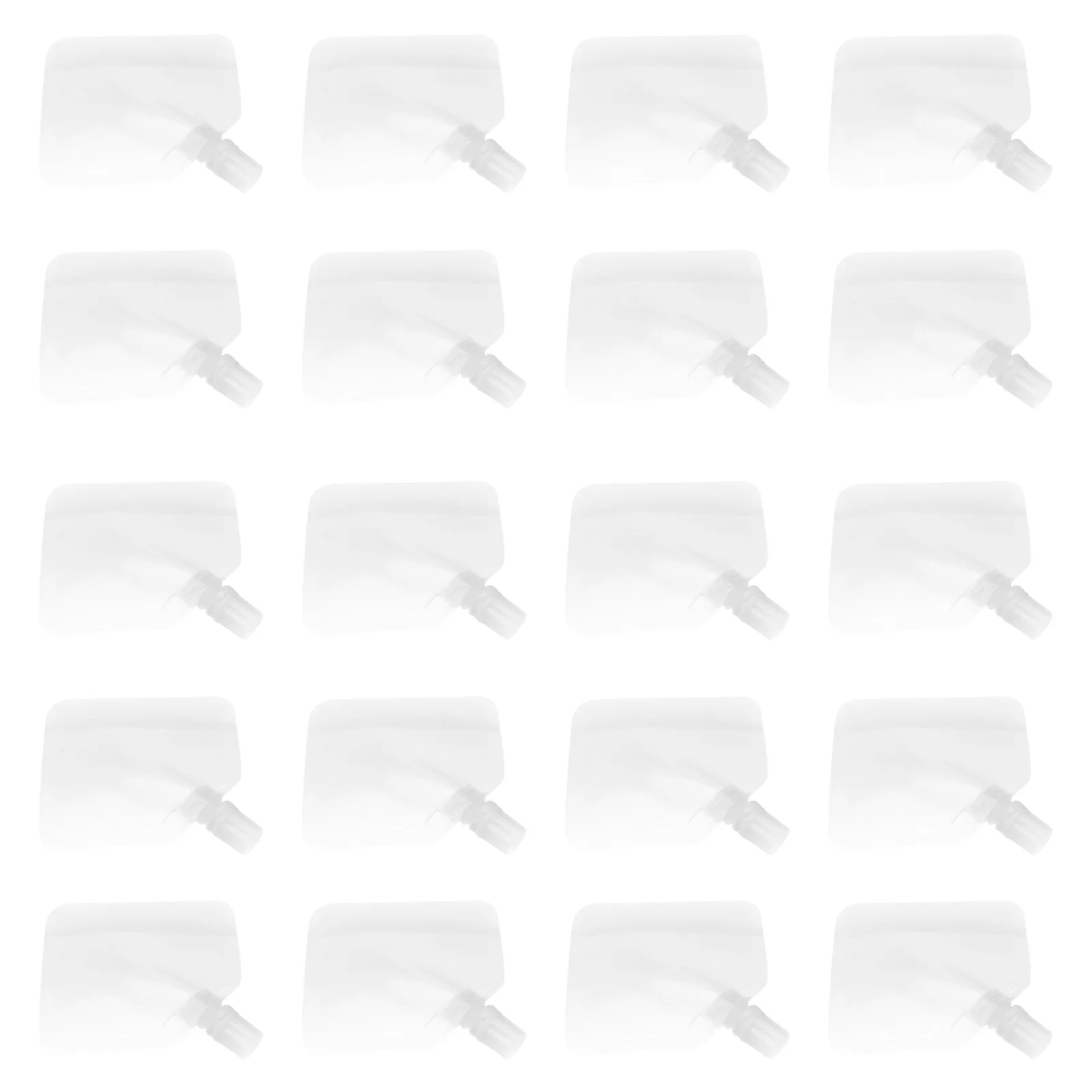 

20 PCS Body Wash Refill Pouch Make up Small Refillable Tubes The Pet Sample Bags