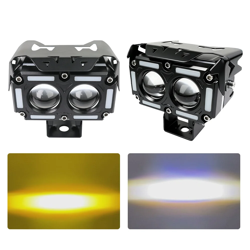 Driving column 3/4/9/10 inch single tube high beam, car motorcycle LED projector 2 lenses truck work spotlight
