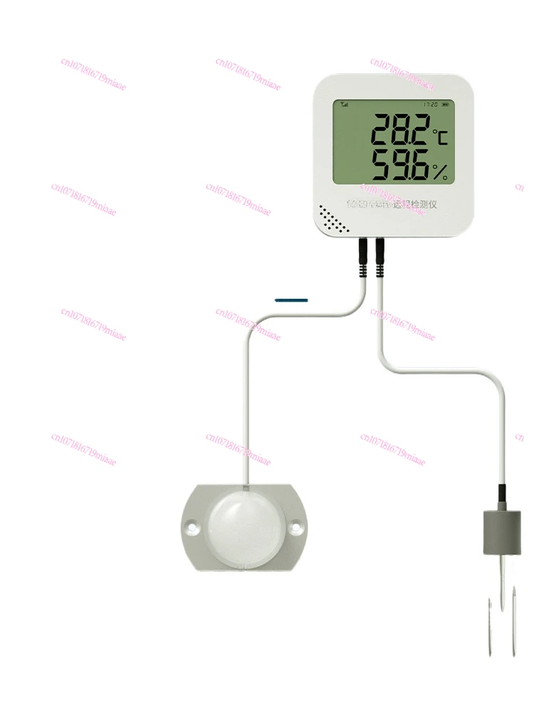 Soil Temperature and Humidity Detector Agricultural Planting Soil Moisture Sensor Light Detector Automatic