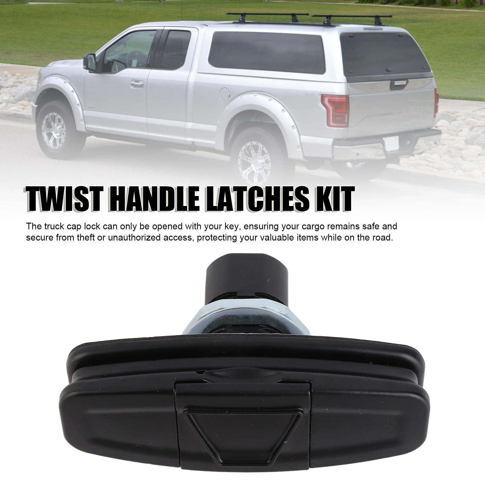 

Truck Handle Kit Handle Set Long Lifespan 113436 100XQ Metal with 2 Keys for Leer 100XQ 100XL 100XR TSC700