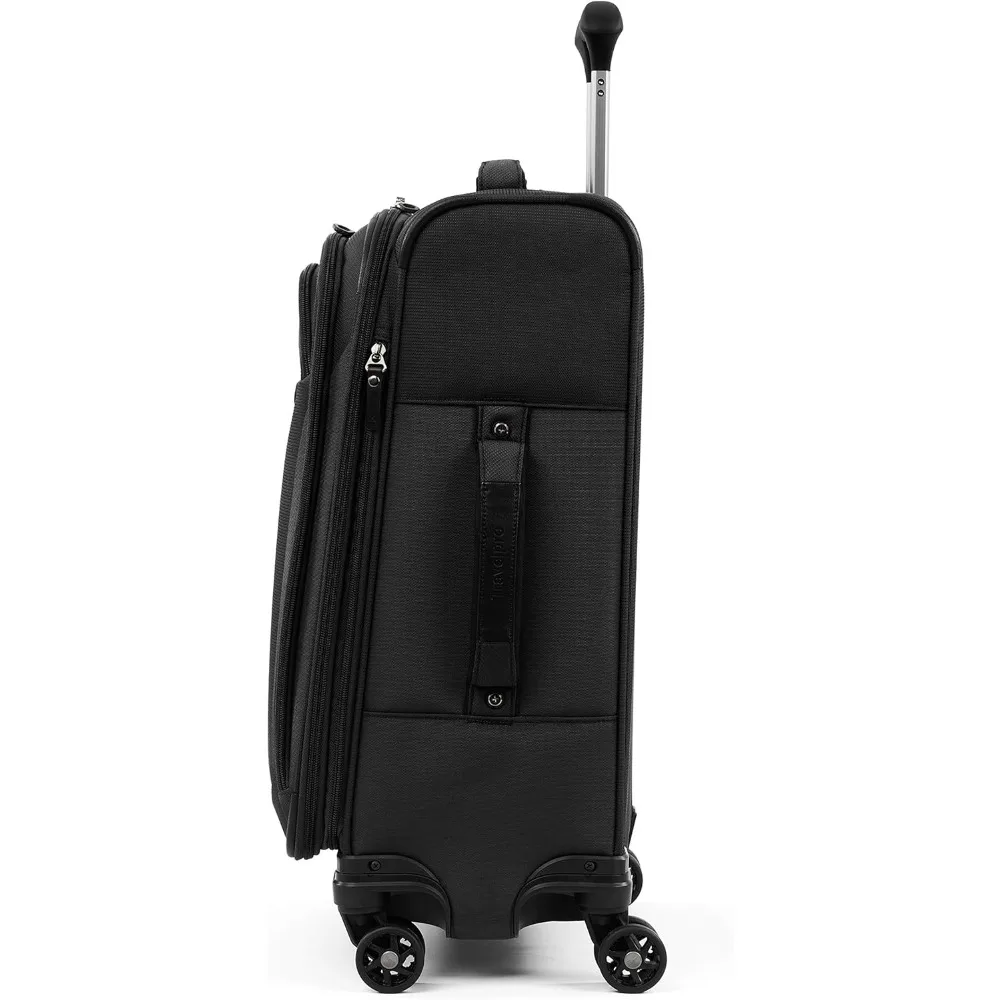 مجموعة أمتعة دوارة خفيفة الوزن وقابلة للتوسيع، قطعتين، 21 حقيبة حمل و25 حقيبة متوسطة الحجم، حقيبة جانبية ناعمة للسفر #4