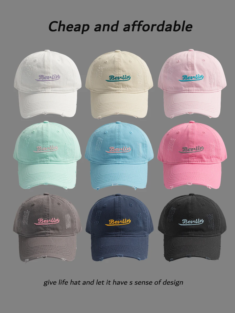 

Baseball cap women's spring 2025 new big brim cap versatile hat
