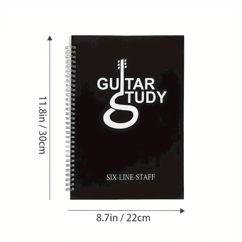 Memory Tab Note Notebook Guitar Chord Six-Line Music Large Guitarist Supplies Score Portable Coil Work New Guitar Score Notebook