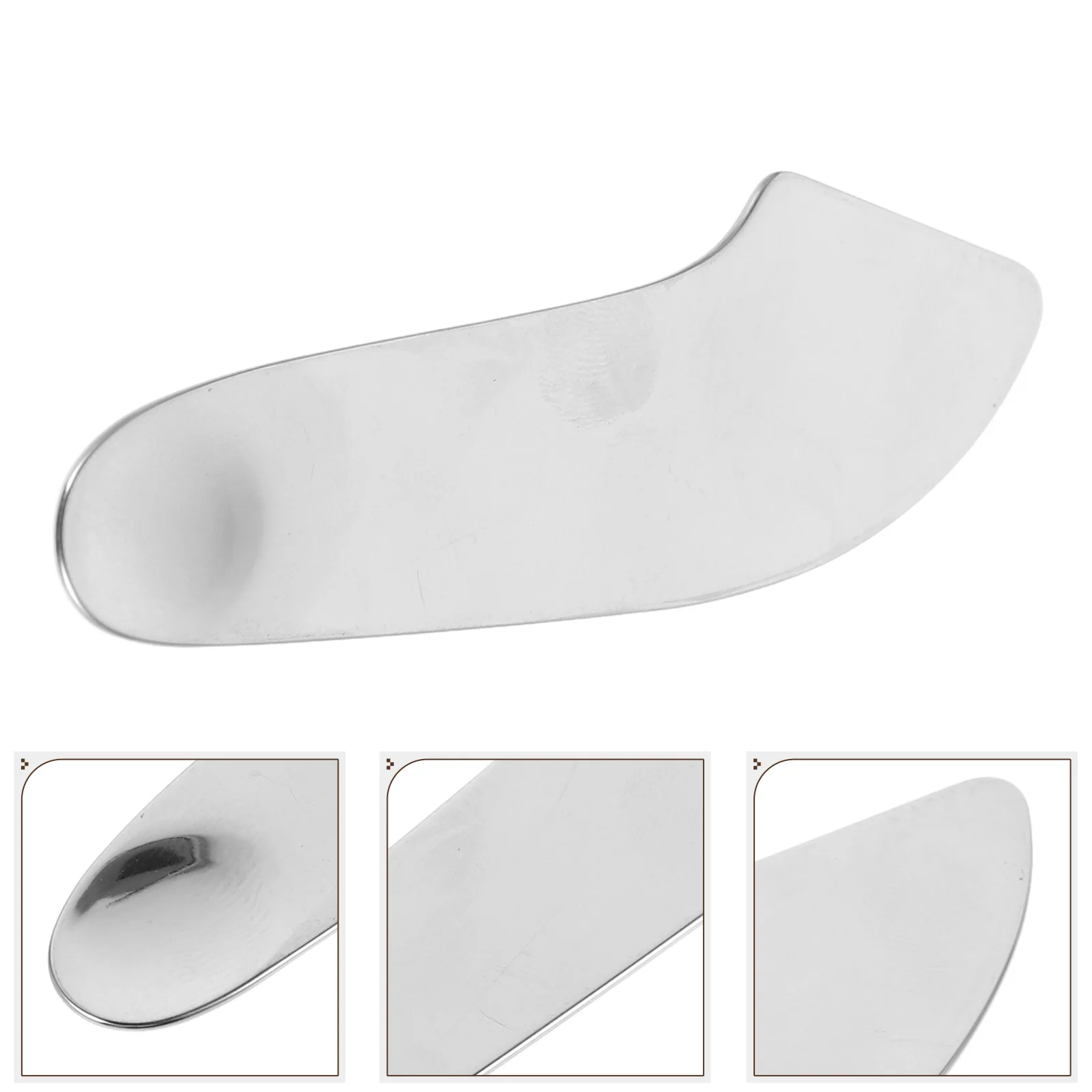 

Stainless Steel Makeup Spatula For Foundation Precision Mixing Tool Face Cream Applicator Mini Spatula Even Foundation