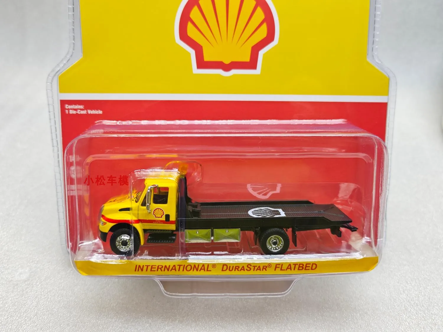 Green Light 1:64 International Durastar 4400 camion à plat-coquille pétrole-coquille 24 heures sur route Service alliage modèle de voiture