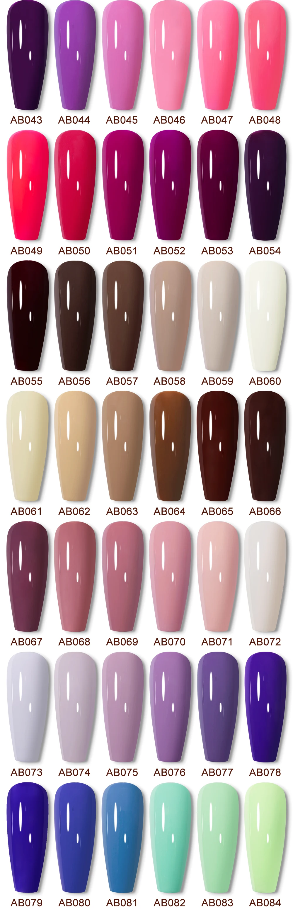 YOKEFELLOW 10 ml Gel-Nagellack, funkelnder roter Gel-Nagellack, Soak Off UV-LED-Gel-Lack, 122 Farben, Nagelkunst, Maniküre, Geschenke für Frauen – Detail 19