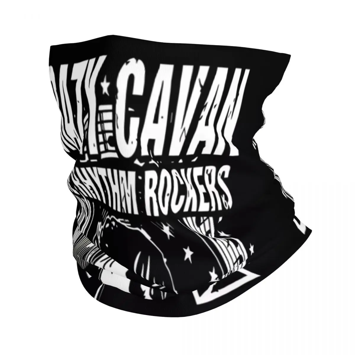 Crazy Cavan & The Rhythm Rockers Printed Sports Turban Headband Multifunctional Sunscreen Mask Customizable Scarf