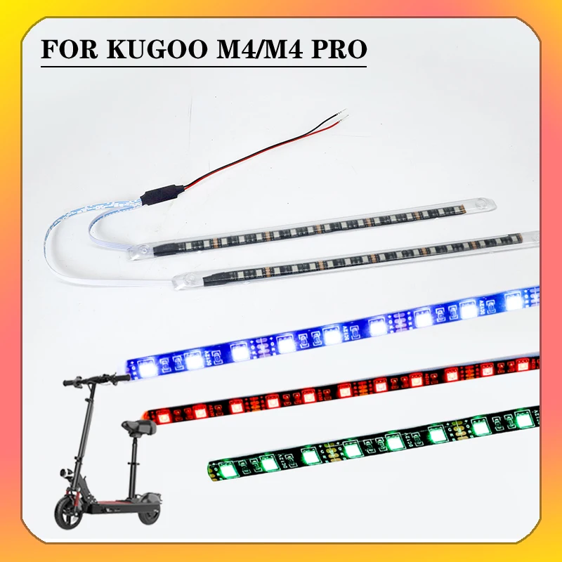 Electric Scooter Night Light General LED Light Strip Flashlight Light Strip Is Used For KuGoo M4 Electric Scooter Replace parts